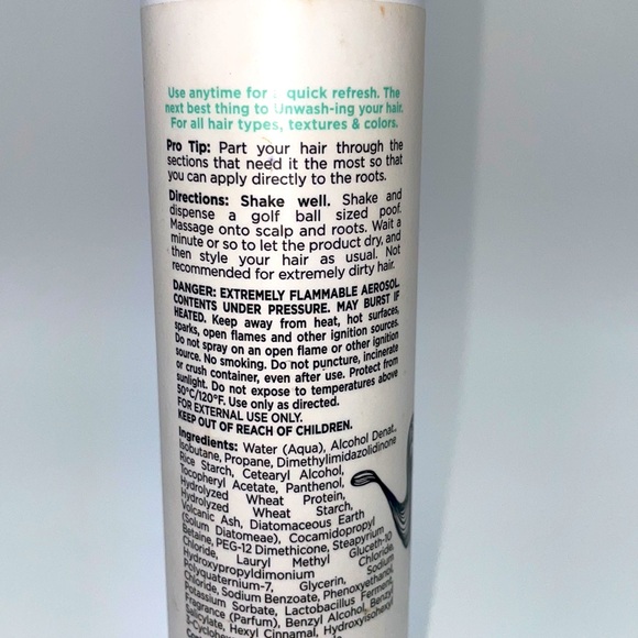 Unwash
UNWASH VOLUMIZING DRY CLEANSER FOAM - Picture 4 of 4